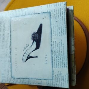 👠  Paris COUTURE STILETTO Notepad Emily Adams DEADSTOCK 2003 Art In Motion